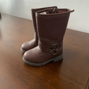 Toddler girl brown boots size 5C - NWOT